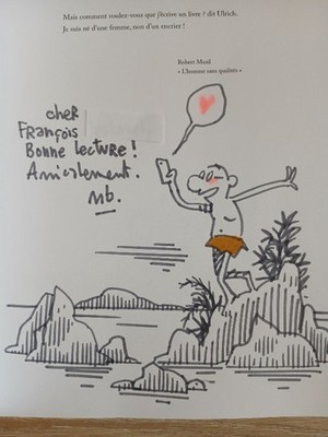 Liebe und Zufall mit Widmung