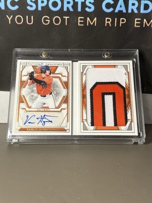 VANCE HONEYCUTT 2025 NATIONAL TREASURES PATCH BOOKLET GOLD AUTO /35 ORIOLES!