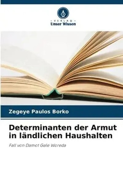 Zegeye Paulos Borko | Determinanten Der Armut In LäNdlichen Haushalten | Buch-image
