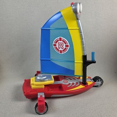 Rescue Heroes Wind Surf Sail Boat Glider Sandy Beach Fisher Price