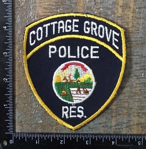 Vintage Cottage Grove Police Reserve Officer Minnesota Shoulder Patch MN
