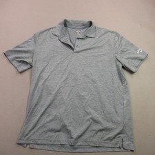Callaway Shirt Mens Large Short Sleeve Golf Polo Adult Casual Opti-Dri Gray