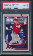 PSA 10 SHOHEI OHTANI 2018 TOPPS Big League LA Angels/Dodgers Rookie RC GEM MINT