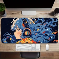 40*90cm Anime-style gaming mouse pad  Large extended rubber pad  Washable non-sl