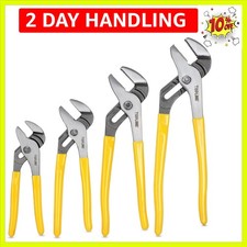 4-piece Tongue and Groove Joint Pliers Set with Dipped Handles, Groove Joint ...