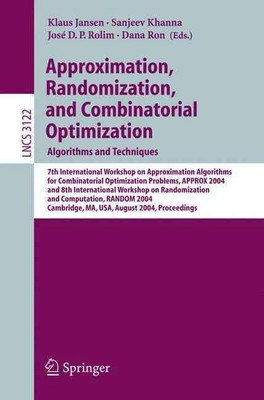 Approximation, Randomization and Combinatorial Optimization. Algorithms and Tech