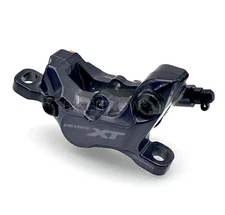 NEW Shimano Deore XT BR-M8120 4-Piston Disc Brake Caliper w/ N03A Resin Fin Pads