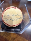 Mickey Mantle Signed Best Wishes Baseball PSA/DNA Rawlings Ball MLB Yankees