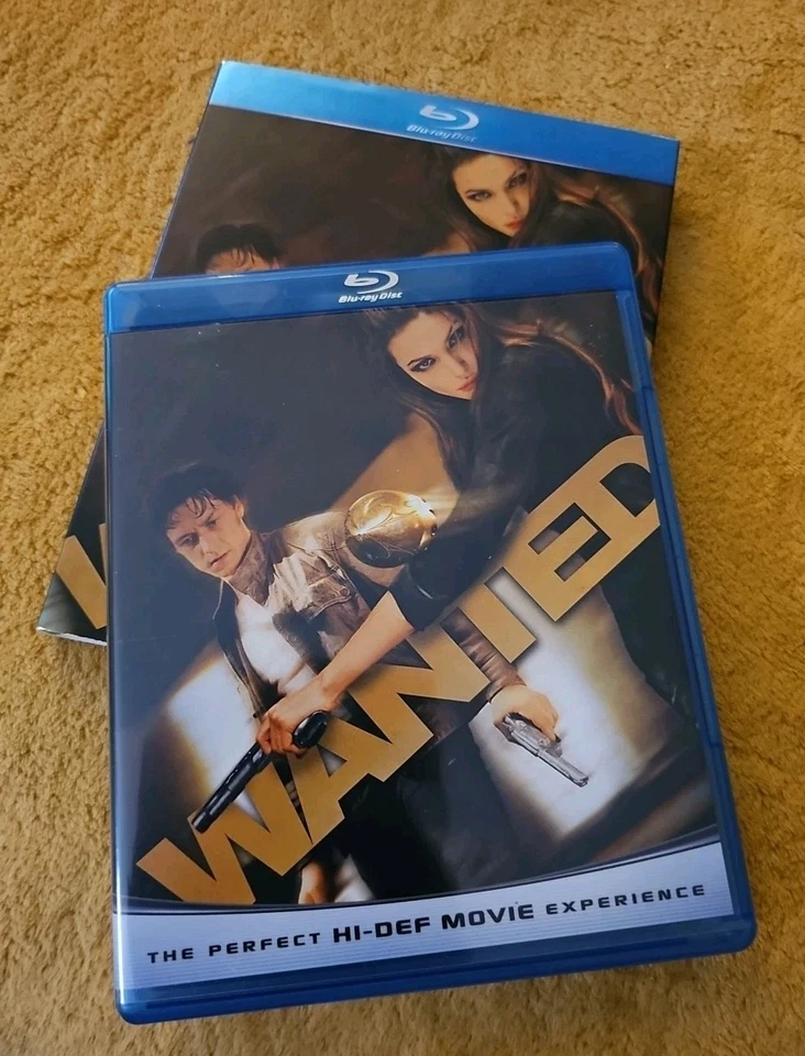 Wanted 2008 Blu-ray+Digital Copy w/Slipcover Angelina Jolie Universal Foto 3 de 4