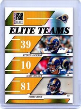 2006 Donruss Elite Steven Jackson / Marc Bulger / Torry Holt Elite Teams #/250