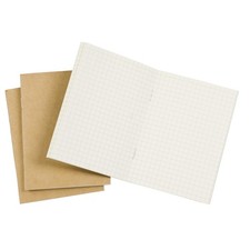 3 PCS Travelers Notebook Refills Insert Grid Passport Size 100gsm Journal