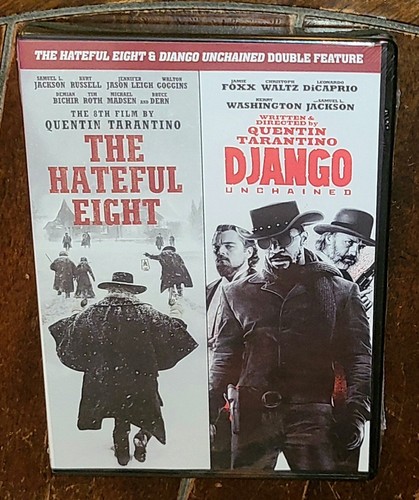 The Hateful Eight & Django Double Feature (DVD, 2021, Widescreen) Free Shipping!