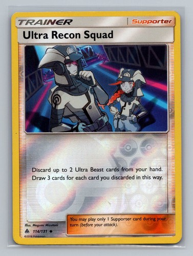Ultra Recon Squad 114/131 Uncommon Forbidden Light Pokemon Reverse Holo NM