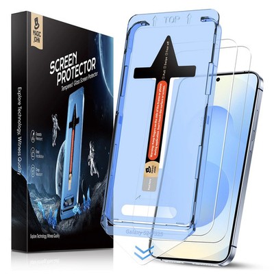 Magic John 2er Pack für Samsung Galaxy S25/S24 6,2 Zoll Hartglas Display