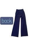 Wyse london navy wide leg trousers size 0 — photo 8
