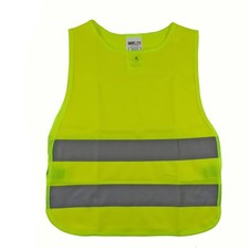 Sicherheitsweste / Warnweste gelb für Kinder