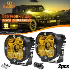 Colight Sport Amber Led Pair Drivingcombo Truck Atv Suv Lights W Wire Harness Colight Sport Amber Led Pair Drivingcombo Truck Atv Suv Lights W Wire Harness