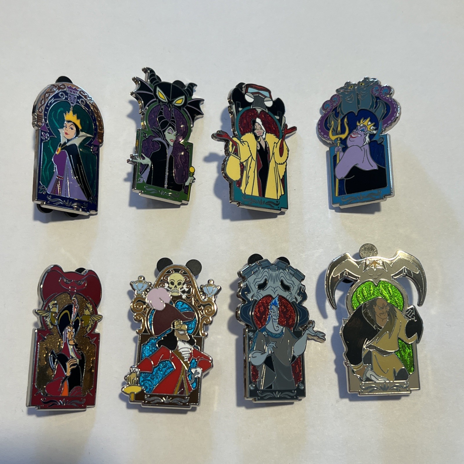 2024 Disney Parks Villains Mystery Box 8 Pin - COMPLETE SET