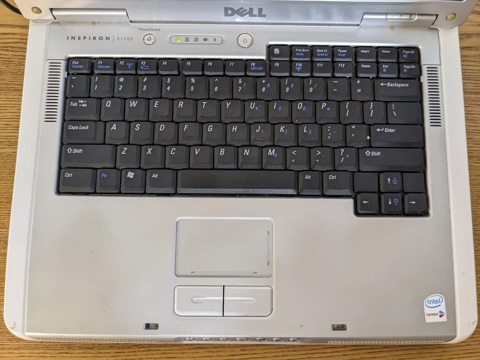 Dell Inspiron E1505 - Intel Core Solo @1.66GHz - 1GB RAM - 58GB HDD (No OS) - Image 2 of 4