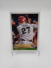 Mike Trout 2018 Panini Donruss #242