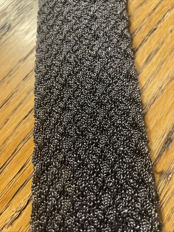 Calcetín de nailon de rayón tejido peregrino vintage años 50 corbata baúl columpio VLV Foto 3 de 4