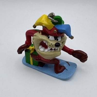 Warner Bros Taz Tasmanian Devil Key Chain  Present Thief  PVC
