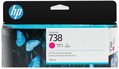 Original HP 738 Tintenpatrone Magenta 130ml 498N5A DesignJet T850 T950