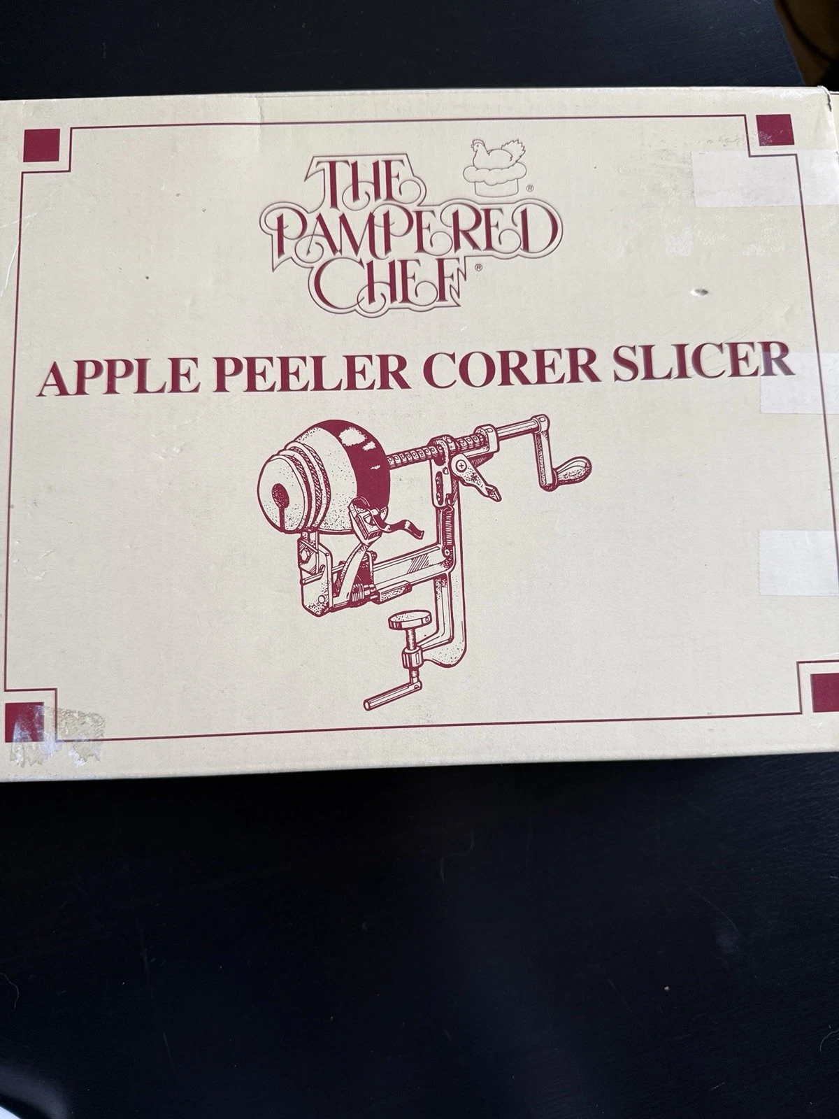 Pampered Chef Apple Peeler Corer Slicer Clamp Style w Box & Instructions
Opens in a new window or ta