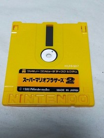 Super Mario Bros 2 + BaseBall W/Manual Nintendo Famicom Disk FCD Jp import