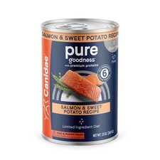 Canidae Pure Salmon And Sweet Potato Wet Dog Food Pack Of 12 13Oz Cans 6.97 per gallon