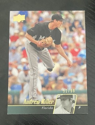 2010 Upper Deck - Andrew Miller #221 Gold /99 Marlins