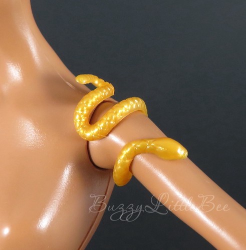 Monster High Doll G3 Nefera Core Refresh Gold Coiled Cobra Snake Arm Cuff