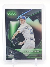 JACOB MISIOROWSKI 2026 TOPPS CHROME BLACK ROOKIE GREEN /99 #21 BREWERS Q4920