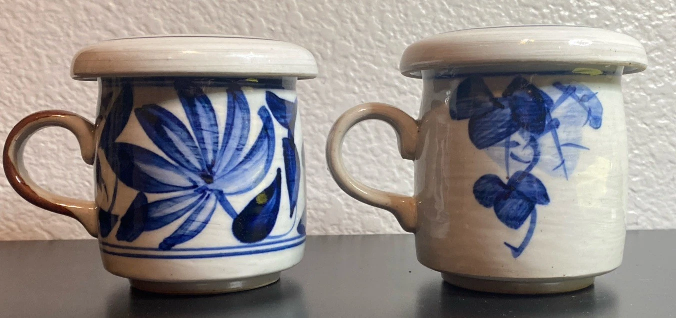 2 New Asian Themed Ceramic Tea Cups Infuser 3-Piece Cup Lid Strainer Mug No Box
Opens in a new windo