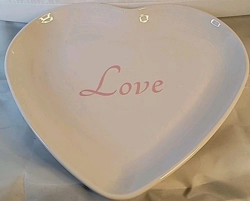 Fiesta Love Heart Bowl Plate Candy Dish 9" large NEW - 1st Quality With Tag