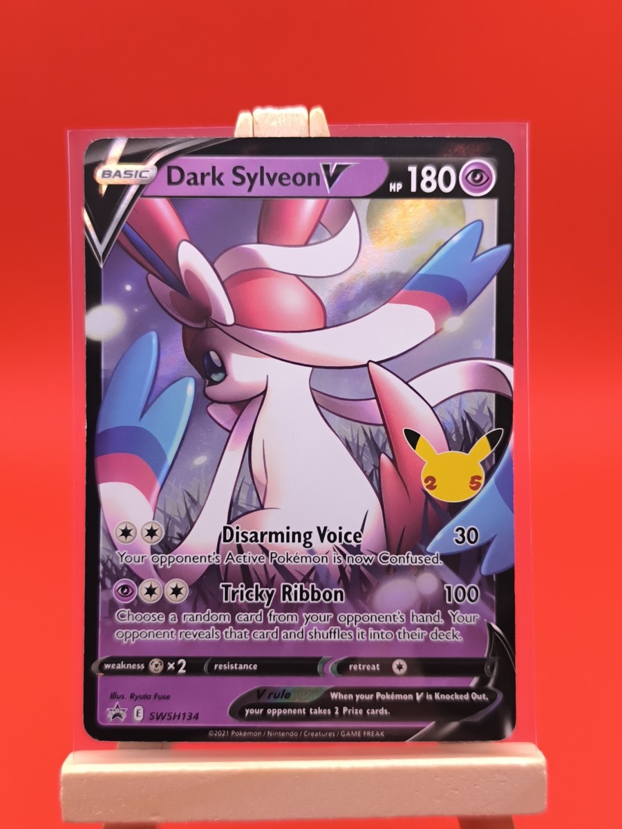 Dark Sylveon V SWSH134 Celebrations Ultra Rare Holo Promo Pokemon