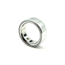 Oura Ring 4 - Titanium - Size 7 - Silver - HEAVILY SCRATCHED