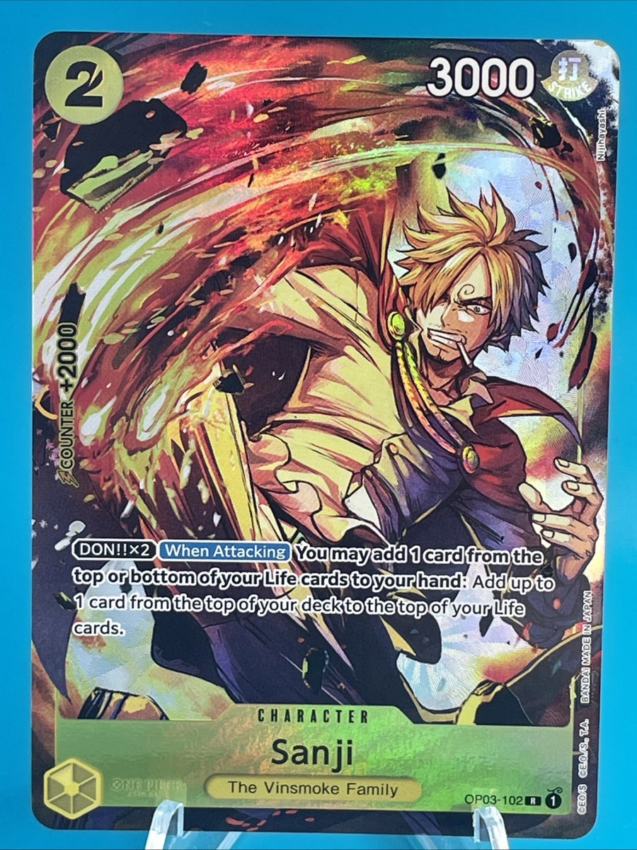 Sanji OP03-102 One Piece Promotion Cards for sale | eBay