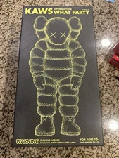 KAWS What Party Open Edition Yellow Action Figure