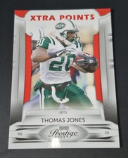 2009 Playoff Prestige Xtra Points #69 Thomas Jones Red/Orange SP #065/100 Jets