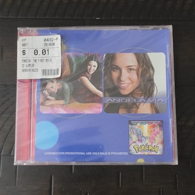 Angela Via Pokemon: The First Movie CD Sampler Promo CD 2000 Atlantic M2M-2