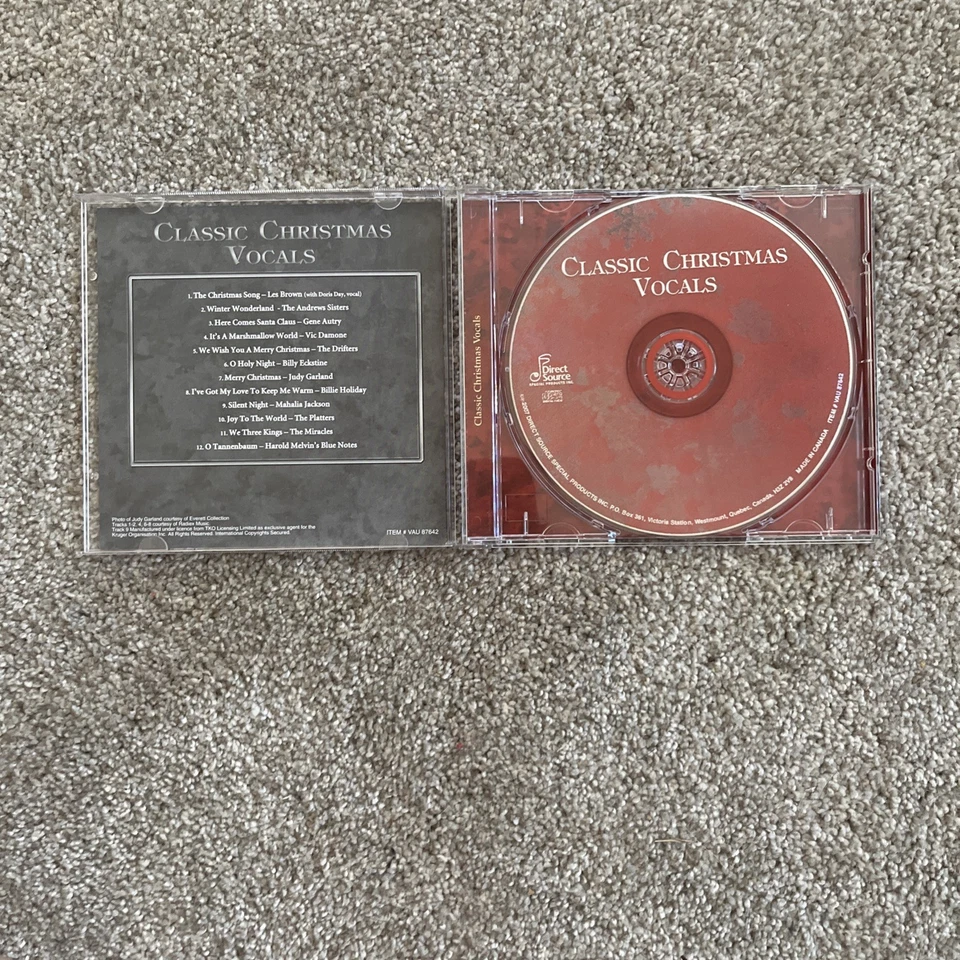 Classic Christmas Vocals By Various Artists Gene Autry Judy Garland Vic Damone - Image 3 of 4