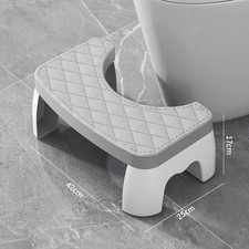 Non-slip Toilet Step Stool Squatty-Potty Bathroom Squat Chairs Furniture 