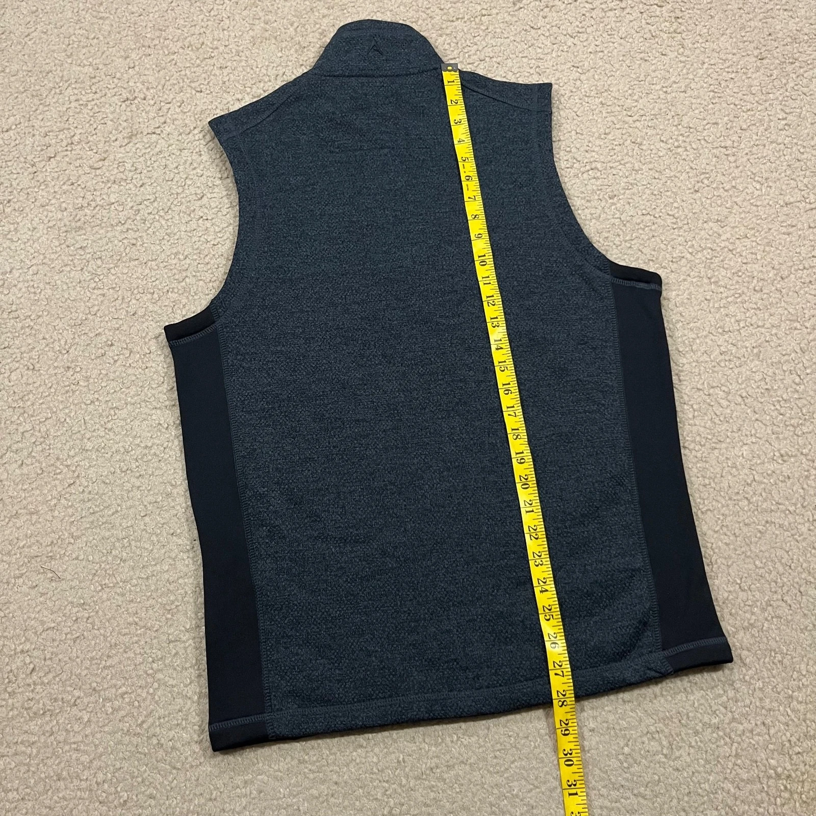 Houston Astros Mens Antigua Full Zip Sweater Vest Gray Size Medium image 6