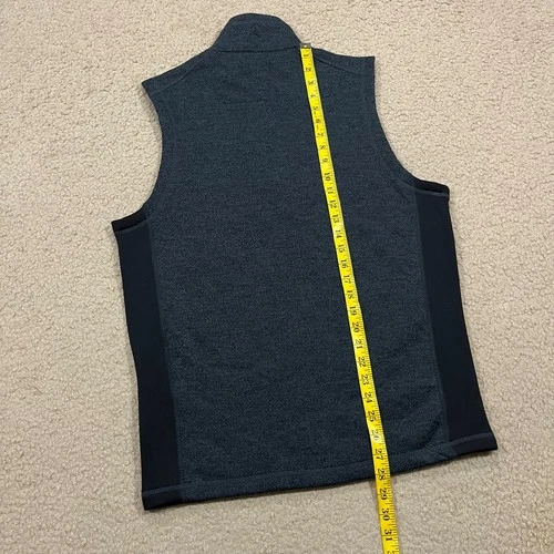 Houston Astros Mens Antigua Full Zip Sweater Vest Gray Size Medium image 6