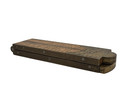 ANTIQUE STANLEY NO. 32 1/2 FULLY BRASS BOUND BOXWOOD CALIPER RULE 24" 4-FOLD — photo 2