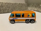 Vintage Hot Wheels 1976 Palm Beach Orange GMC Motorhome Black Wall