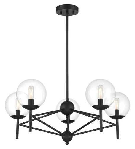 Minka Lavery 2795 Auresa 5 Light 29"W Vantage Chandelier - Brass - Picture 11 of 11