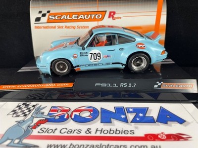 SC-6123R SCALEAUTO PORSCHE 911 RS 2.7 GULF  #709   1:32 SLOT CAR