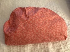 Caden Lane 100 Cotton Crib Sheet. Made In USA. Cheerful Pink Print Retail 40